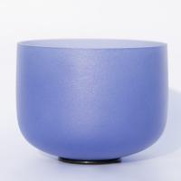 Natürlicher Quarz Singschale, verschiedene Größen vorhanden, blau, verkauft von PC