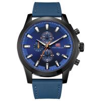Men Wrist Watch, Zinc Alloy, with Leather & Glass & 304 Stainless Steel, Chinese movement, Life water resistant & multifunctional & for man Approx 10.07 Inch 