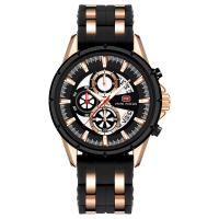 Men Wrist Watch, Zinc Alloy, with Glass & 304 Stainless Steel, Chinese movement, Life water resistant & multifunctional & for man Approx 9.64 Inch 