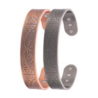 Brass Cuff Bangle, Copper, plated, fashion jewelry & for man Approx 8.27 Inch 