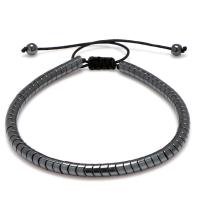 Non Magnetic Hematite Bracelet, fashion jewelry & for man Approx 6.5-9.4 Inch 