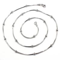 Stainless Steel Chain Necklace, 304 Stainless Steel & Unisex, original color 