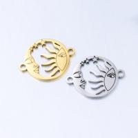Stainless Steel Charm Connector, 304 Stainless Steel, Vacuum Ion Plating, fashion jewelry & DIY 