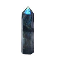 Драгоценный камень украшения, Лабрадорит, полированный, разный размер для выбора, голубой, продается PC