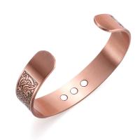 Brass Cuff Bangle, Copper, fashion jewelry & for woman, 15mm Approx 7.48 Inch 