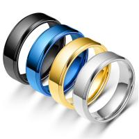 Stainless Steel Finger Ring, 304 Stainless Steel, Vacuum Plating, Unisex 