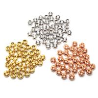 Brass Spacer Beads, plated 