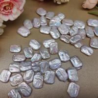 Baroque Cultured Freshwater Pearl Beads, DIY, white, 15*20mm 