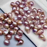 Baroque Cultured Freshwater Pearl Beads, DIY, multi-colored, 13*21mm 