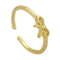 Evil Eye Jewelry Finger Ring, Brass, Bowknot, gold color plated, fashion jewelry & for woman, golden, 8mm, US Ring .5 