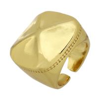 Anillo de dedo de joyería de mal de ojo, metal, chapado en color dorado, para mujer, dorado, 25.5x25mm, tamaño:7, Vendido por UD