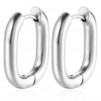 Stainless Steel Huggie Hoop Earring, 304 Stainless Steel, plated, fashion jewelry & for woman 