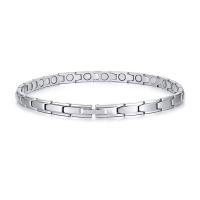 Titanium Steel Bracelet & Bangle, fashion jewelry & for woman, original color, 6mm Approx 8.27 Inch 
