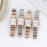 Bracelets de montre pour femmes, alliage de zinc, avec verre & Acier inoxydable 304, mouvement chinoise, Placage, sans imperméable à l’eau, plus de couleurs à choisir Vendu par PC