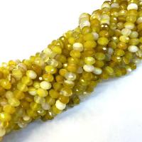 Perle Agate jaune naturelle, poli, DIY & normes différentes pour le choix & facettes, Jaune Environ 38-40 cm, Vendu par brin