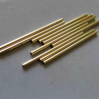Messing Rohr Perlen, goldfarben, 35x1.2mm, verkauft von PC