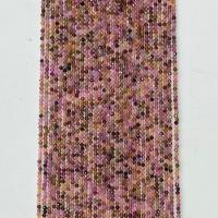 Natürlicher Turmalin Perlen, rund, verschiedenen Qualitäten für die Wahl & facettierte, farbenfroh, Länge:ca. 14.96 ZollInch, verkauft von Strang