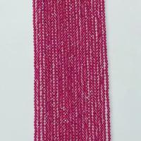 Single Gemstone Beads, Corundum, Round, natural rose pink 
