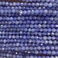 Einzelne Edelstein Perlen, Tansanit, rund, natürlich, verschiedene Größen vorhanden & facettierte, blau, Länge:ca. 14.96 ZollInch, verkauft von Strang
