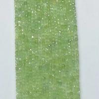 Prehnit-Perlen, Prehnit, rund, natürlich, verschiedene Größen vorhanden & facettierte, grün, Länge:ca. 14.96 ZollInch, verkauft von Strang
