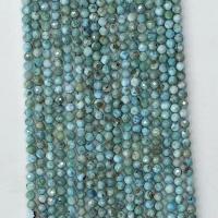 Einzelne Edelstein Perlen, Larimar, rund, natürlich, verschiedene Größen vorhanden & facettierte, hellblau, Länge:ca. 14.96 ZollInch, verkauft von Strang