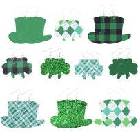 Modische und Kreative Schmuck Ohrring, PU Leder, Modeschmuck & verschiedene Stile für Wahl & für Frau, grün, verkauft von Paar