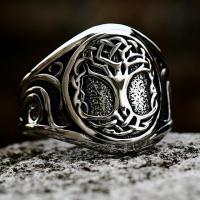Titanium Steel Finger Ring, fashion jewelry & for man, original color 