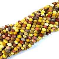 Single Gemstone Beads, Mookiate Beads, polished, DIY & faceted, mixed colors Approx 38-40 cm 