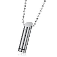 Titanium Steel Perfume Bottle Necklace, fashion jewelry & Unisex original color Approx 23.62 Inch 