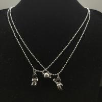 Titanium Steel Jewelry Necklace, Astronaut, with magnetic & for couple Approx 70 cm 