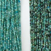 Perles en Turquoise naturelle, Rond, poli, normes différentes pour le choix & facettes, plus de couleurs à choisir Environ 14.96 pouce, Vendu par brin