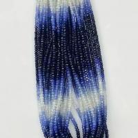 Einzelne Edelstein Perlen, Saphir, rund, poliert, verschiedene Größen vorhanden & facettierte, blau, 2x3mm, Länge:ca. 14.96 ZollInch, verkauft von Strang