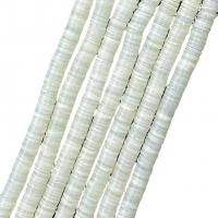 Perles en coquille naturel, poli, normes différentes pour le choix, blanc Environ 14.96 pouce, Vendu par brin