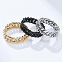 Titanium Steel Finger Ring, polished, fashion jewelry & Unisex 6mm 