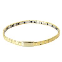 Fashion Choker Necklace, 304 Stainless Steel, gold color plated, fashion jewelry & Unisex, golden, 9mm 