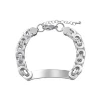 Stainless Steel Chain Bracelets, 304 Stainless Steel, with 3.5cm extender chain, Vacuum Ion Plating, fashion jewelry & Unisex .5 cm 