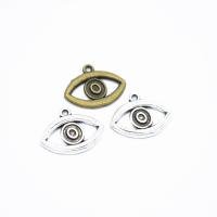 Zinc Alloy Jewelry Pendants, Eye, plated, DIY & hollow Approx 1.5mm 
