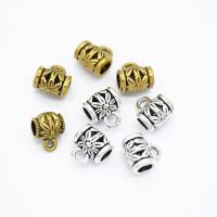 Zinc Alloy Spacer Beads, plated, DIY & with flower pattern Approx 