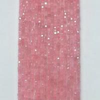 Natürliche Rosenquarz Perlen, rund, verschiedene Größen vorhanden & facettierte, Rosa, Länge:ca. 14.96 ZollInch, verkauft von Strang