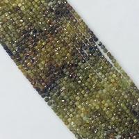 Природные бирюзовые бусы, бирюза, Квадратная форма, натуральный, граненый, зеленый длина:Приблизительно 14.96 дюймовый, продается Strand
