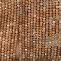 Achat Perlen, Sonnenachat, rund, natürlich, verschiedene Größen vorhanden & facettierte, orange, Länge:ca. 14.96 ZollInch, verkauft von Strang