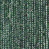 Gemischte Farbe Quarz Perlen, Natürlicher Quarz, flache Runde, natürlich, facettierte, grün, 4mm, Länge:ca. 14.96 ZollInch, verkauft von Strang