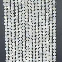 Лунный камень бисер, Круглая, натуральный, разный размер для выбора & граненый, белый, длина:Приблизительно 14.96 дюймовый, продается Strand