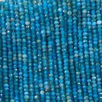Apatite perles nature, Apatites, Rond, naturel, normes différentes pour le choix & facettes, bleu Environ 14.96 pouce, Vendu par brin