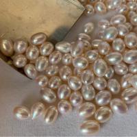 Perlas Freshwater sin Agujero, Perlas cultivadas de agua dulce, Bricolaje, 7-8mm, Vendido por UD