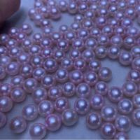 No Hole Cultured Freshwater Pearl Beads, DIY, pink, 8.5-9.4mm 