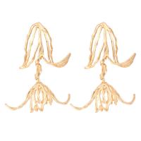 Zinc Alloy Drop Earring, Tulip, plated, Bohemian style & for woman 