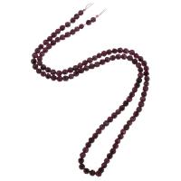 Perles en pierre grenat naturelles, Rond, poli, DIY & facettes, violet, 3.6mm, Vendu par brin