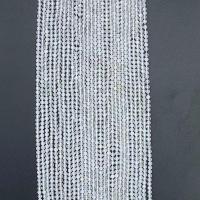 Natürliche Weiße Achat Perlen, Weißer Achat, rund, verschiedene Größen vorhanden & facettierte, weiß, Länge:ca. 14.96 ZollInch, verkauft von Strang