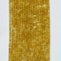 Jade Yellow Bead, Square, natural, faceted, yellow Approx 14.96 Inch 